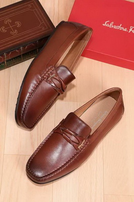 Salvatore Ferragamo Business Men Shoes--066